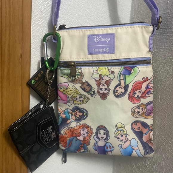 Coach wedge👡7.5+Zip Wallet🔑⛓+Loungefly/Disney👑Princess bag💕 - Picture 3 of 17